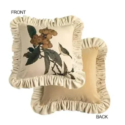 Kissenbezug mit Blumenmuster – elegantes orientalisches Dekokissen für das Schlafsofa