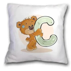 Kissenbezug mit Cartoon-Bär – entzückender Tier-Kissenbezug für Kinderzimmer-Dekoration