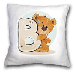 Kissenbezug mit Cartoon-Bär – entzückender Tier-Kissenbezug für Kinderzimmer-Dekoration