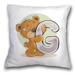 Kissenbezug mit Cartoon-Bär – entzückender Tier-Kissenbezug für Kinderzimmer-Dekoration