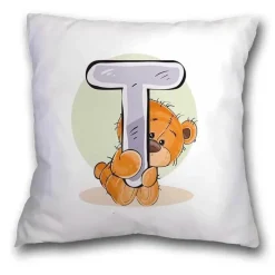 Kissenbezug mit Cartoon-Bär – entzückender Tier-Kissenbezug für Kinderzimmer-Dekoration