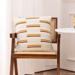 Kissenbezug mit geometrischem Muster - Dekoratives Kissen