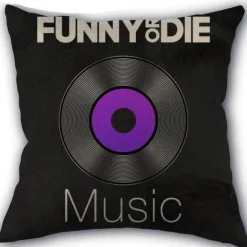 Kissenbezug mit Musiknoten – Dekorativer Kissenbezug