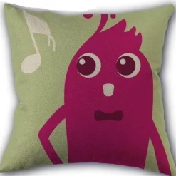 Kissenbezug mit Musiknoten – Dekorativer Kissenbezug