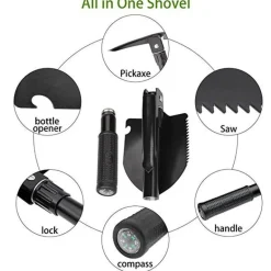 Klappbare Gartenschaufel – tragbares, einfaches Grabwerkzeug