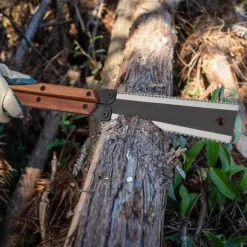 Klappbare Handsäge – vielseitiges Tischlerwerkzeug mit zwei Schneiden für präzise Schnitte