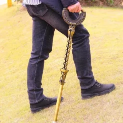 Klappbarer Gehstockhocker - Stützsitz für den Außenbereich