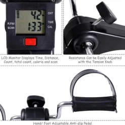 Klappbarer Heimtrainer – Tragbares Indoor-Trainingsfahrrad