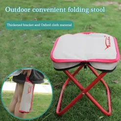 Klappbarer Hocker aus Edelstahl – leichtes, platzsparendes Design