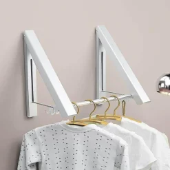 Klappbarer Wandkleiderständer – Platzsparender Wäsche-Organizer