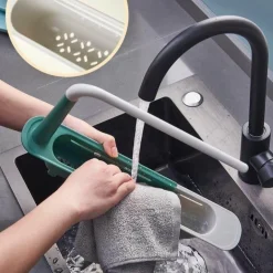 Klappbares Abtropfgestell für die Küchenspüle – platzsparender 2-in-1-Organizer