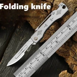 Klappbares Campingmesser - Outdoor-Werkzeug aus Edelstahl