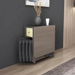 Klappbares rechteckiges Esstisch-Set – elegante, platzsparende Möbel