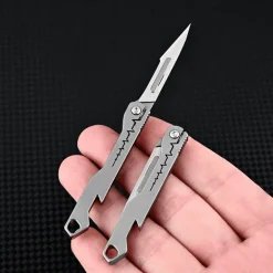 Klappbares Universalmesser aus Titan – Scharfer Allzweckschneider