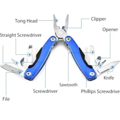Klappzange aus Edelstahl – Multifunktionales Outdoor-Werkzeug