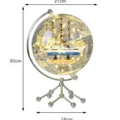 Klare Globus-Dekoration – Transparenter Akzent für Ihr Zuhause