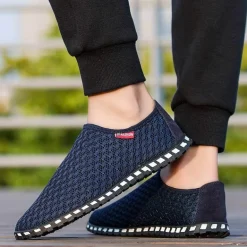 Klassische atmungsaktive Strickschuhe für Herren – bequeme Freizeitschuhe