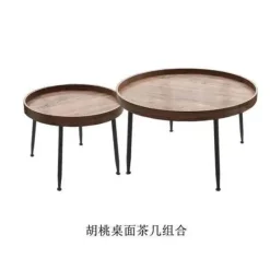 Kleiner runder Couchtisch – Minimalistisches nordisches Design für moderne Wohnungen