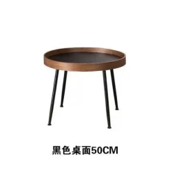 Kleiner runder Couchtisch – Minimalistisches nordisches Design für moderne Wohnungen