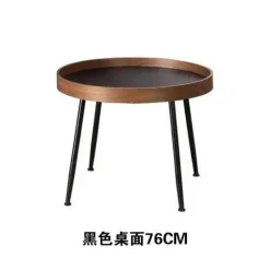 Kleiner runder Couchtisch – Minimalistisches nordisches Design für moderne Wohnungen
