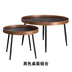 Kleiner runder Couchtisch – Minimalistisches nordisches Design für moderne Wohnungen