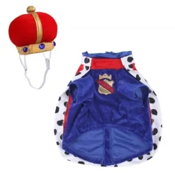 Königskostüm für Haustiere – Entzückendes königliches Outfit für Hunde und Katzen