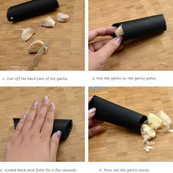 Knoblauchschäler aus der Tube – einfaches Küchenwerkzeug zum schnellen Knoblauchschälen