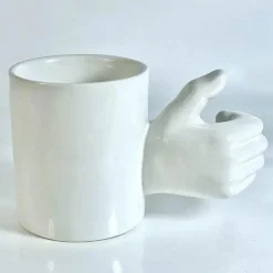 Künstlerische Tasse mit Handgriff – Kreative Kaffeetasse