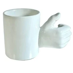 Künstlerische Tasse mit Handgriff – Kreative Kaffeetasse