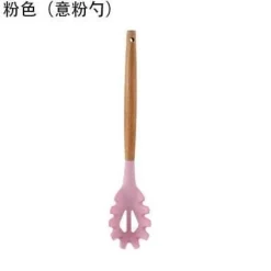 Kochutensilien-Set aus Silikon – Küchenutensilien in Lebensmittelqualität mit Holzgriff