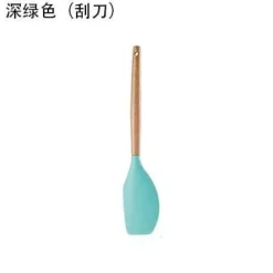 Kochutensilien-Set aus Silikon – Küchenutensilien in Lebensmittelqualität mit Holzgriff