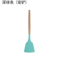 Kochutensilien-Set aus Silikon – Küchenutensilien in Lebensmittelqualität mit Holzgriff