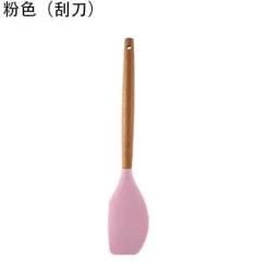 Kochutensilien-Set aus Silikon – Küchenutensilien in Lebensmittelqualität mit Holzgriff