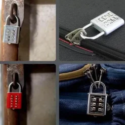 Kombinationsschloss mit Druckknopf – schlüsselloses Sicherheitsschloss