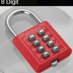 Kombinationsschloss mit Druckknopf – schlüsselloses Sicherheitsschloss