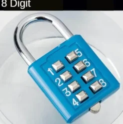 Kombinationsschloss mit Druckknopf – schlüsselloses Sicherheitsschloss