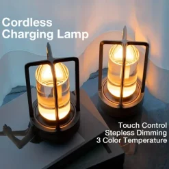 Kompakte LED Camping Tischlampe - Tragbares Außenlicht