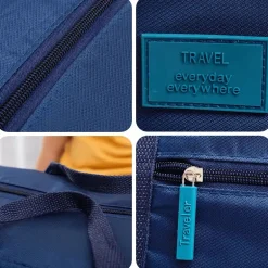 Kompakte und faltbare Reisetasche, leicht, wasserabweisend, zum Tragen