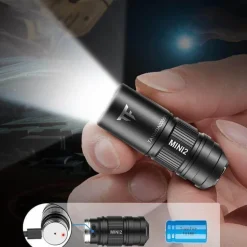 Kompakte wiederaufladbare LED-Taschenlampe – superhelle Taschenlampe