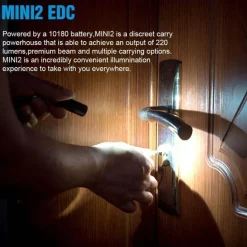 Kompakte wiederaufladbare LED-Taschenlampe – superhelle Taschenlampe