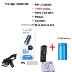 Kompakte wiederaufladbare LED-Taschenlampe – superhelle Taschenlampe