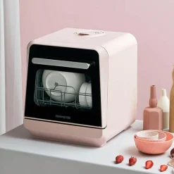 Kompakter automatischer Geschirrspüler - Minimalistisches Küchengerät für den Schreibtisch