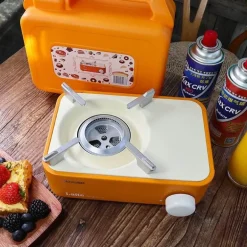 Kompakter Campingkocher mit einem Brenner – Tragbares Kochzubehör für den Außenbereich