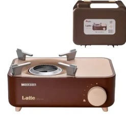 Kompakter Campingkocher mit einem Brenner – Tragbares Kochzubehör für den Außenbereich