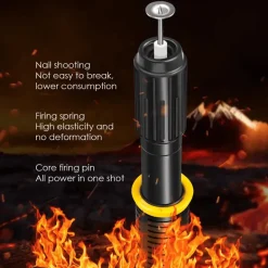 Kompakter Druckluftnagler aus Edelstahl – Tragbare Nagelpistole