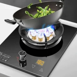 Kompakter Gasherd - Tragbares Kochfeld mit Einzelplatte