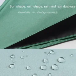 Kompakter Mini-Regenschirm für tragbaren Regen- und Sonnenschutz