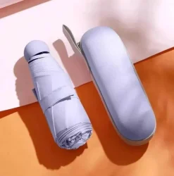 Kompakter Mini-Regenschirm für tragbaren Regen- und Sonnenschutz