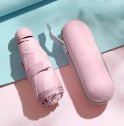 Kompakter Mini-Regenschirm für tragbaren Regen- und Sonnenschutz