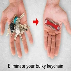 Kompakter Schlüsselanhänger-Organizer – Intelligentes Schlüsselhalter-Zubehör